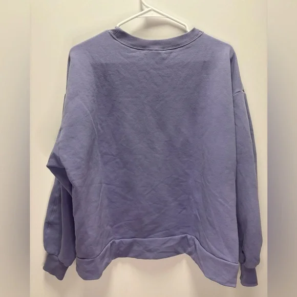 Athleta Retroplush Crewneck Sweatshirt | Size XL, Purple - Picture 3 of 5
